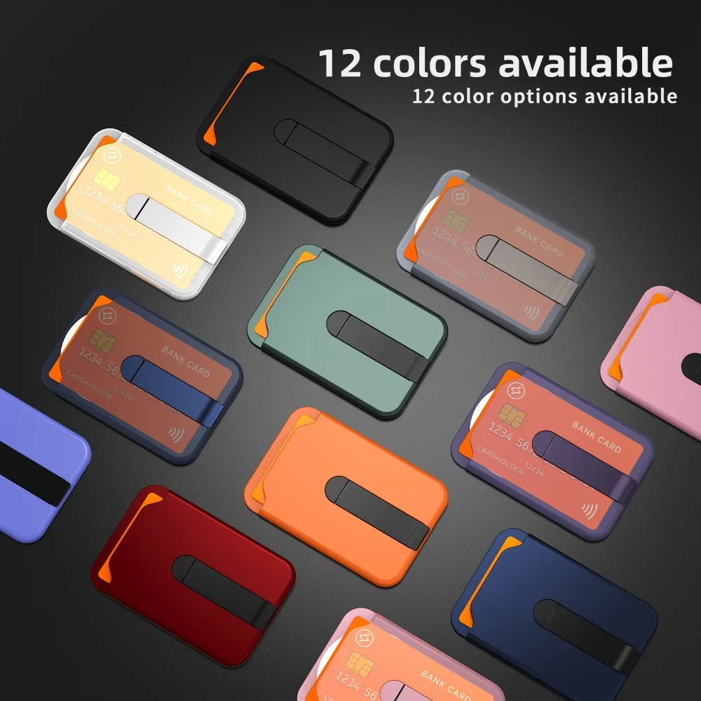 For Magsafe Magnetic Wallet Case Phone Stand Credit Card Holder for iPhone 17 16 15 Pro Max Vertical Bracket PC Cards Bag Cover