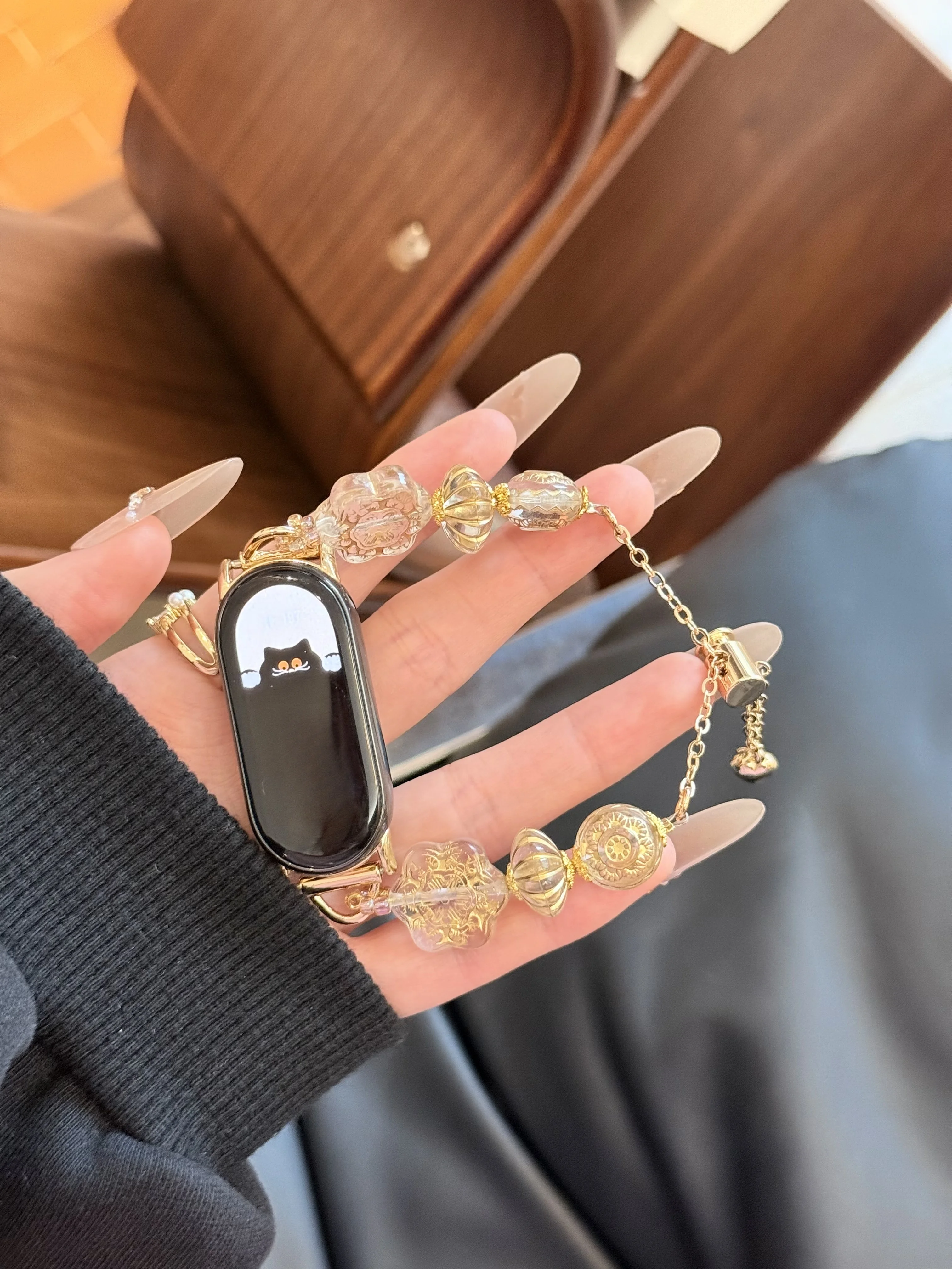 

Strap suitable for Chinese Czech beads Xiaomi Band 8Pro/9Pro，For Mi band 3/4/5/6/7，8/8NFC/9/9NFC/10/10NFC，For Redmi Watch5/4/6