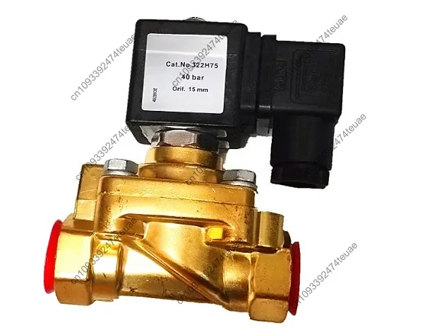 1PCS normally open solenoid valve 322H75 high pressure valve 40BAR 4 points