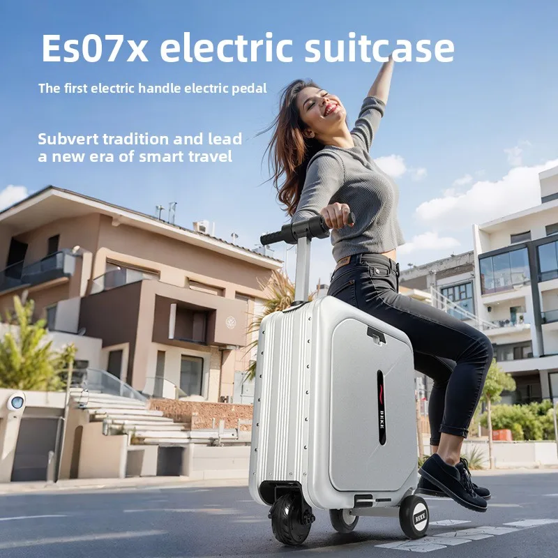 BEKE 20 inch smart electric scooter travel luggage modern automatic remote control bluetooth connection fine-tuning computer