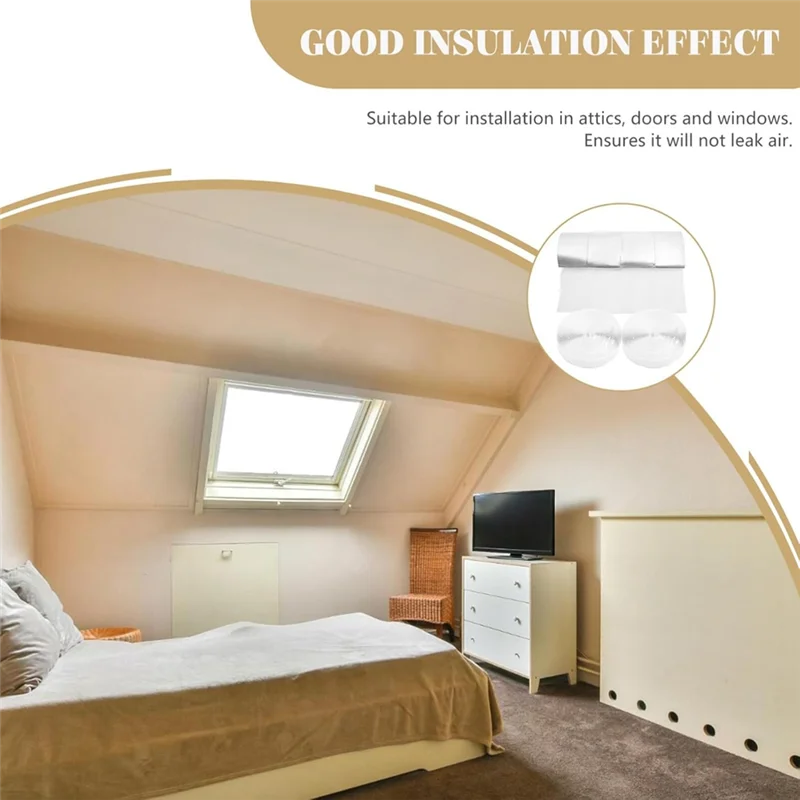 CYCLI-Attic Armour Attic Fan Cover,Insulation Cover With Strips Adhesive For Attic Fan,Attic Ceiling Shutter Cover