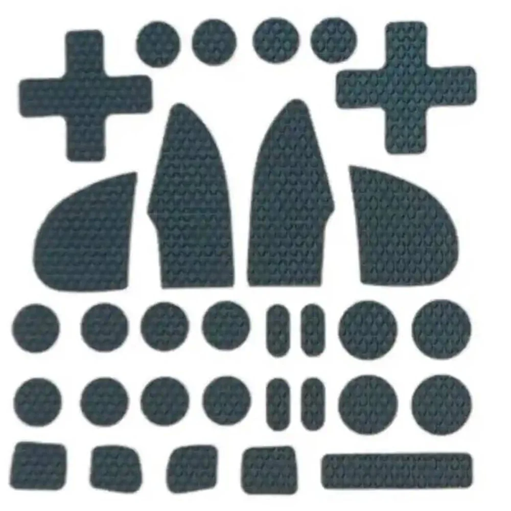 ملصق مضاد للانزلاق لـ Flydigi Black Knight 3/4Pro Gamepad مقبض قبضة الجلد ملصق غطاء متعدد النوع زر ملصق واقي