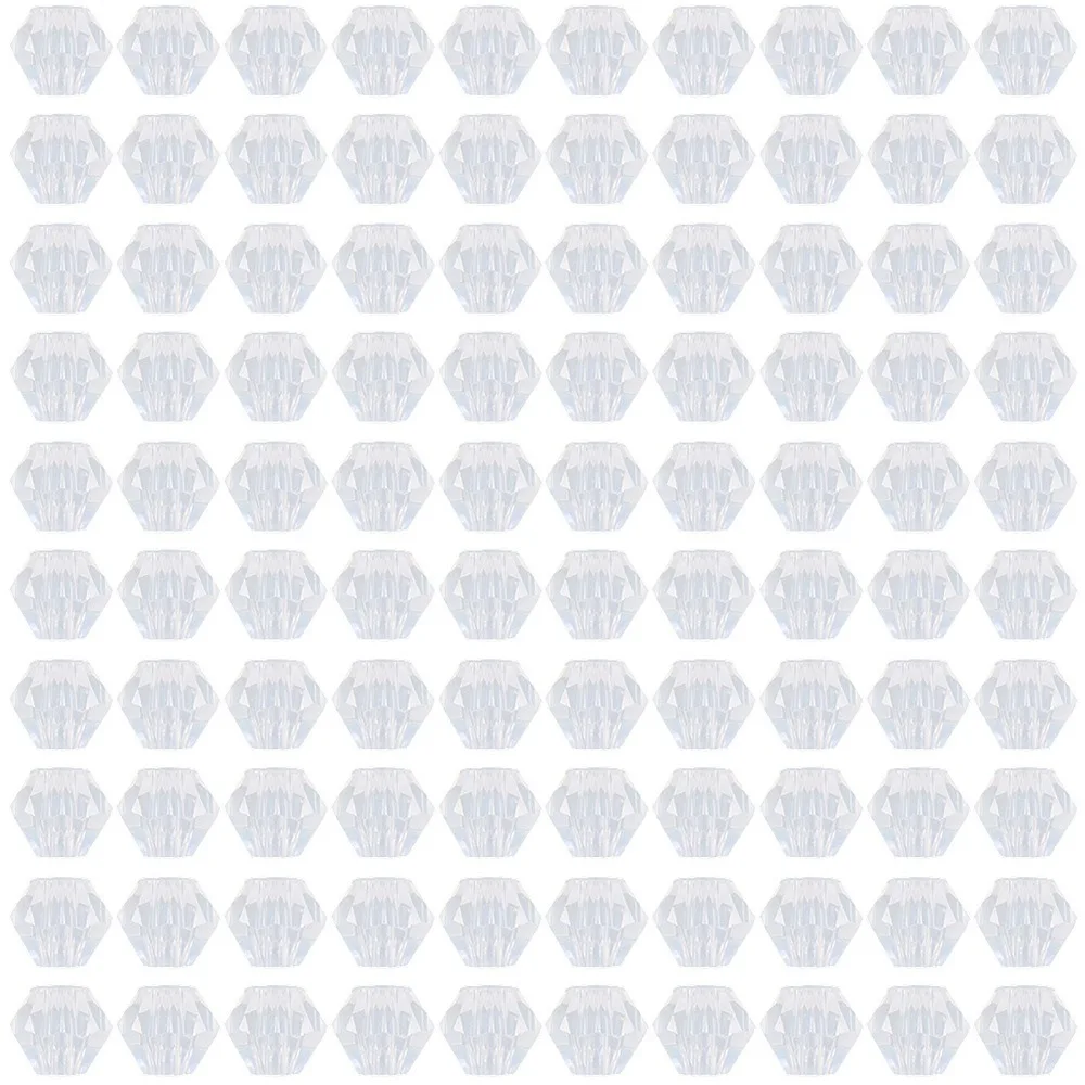 

1000Pcs Faceted Bicone Glass Beads AB Color Plated for DIY Crafting Clear AB 4x4mm Hole: 1mm