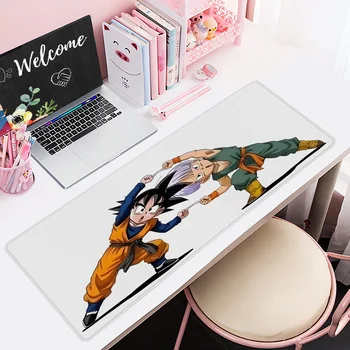 Mouse Pad Dragon Ball Deskmat Mousepad Gamer Keyboard Long Pad to Computer Gaming Accessories Mouspad Big Mousepepad Office Rug