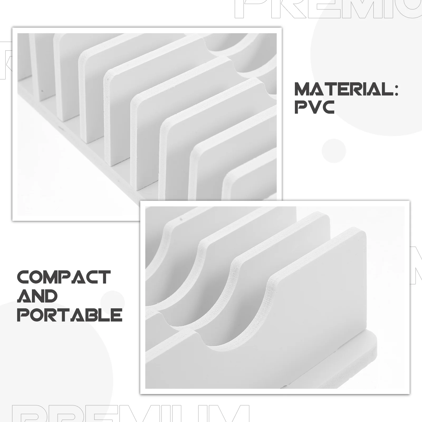 الفصول الدراسية الهاتف الخليوي العلبة PVC المنظم للهواتف الآلات الحاسبة إدارة فعالة تصميم أنيق المحمولة #3