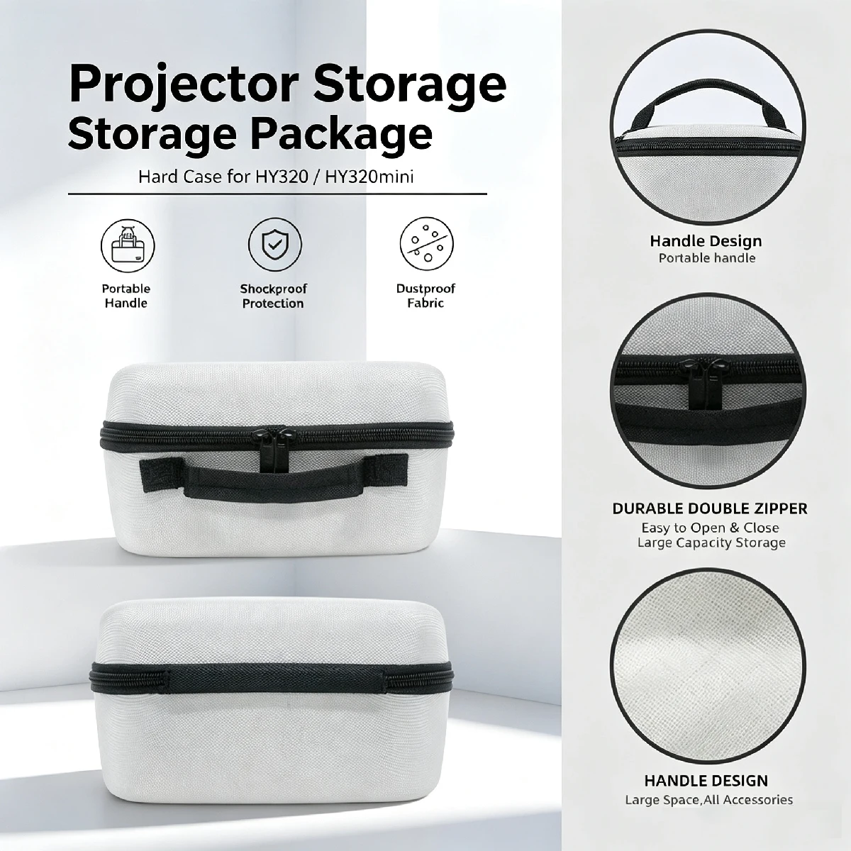 DITONG HY320 futerał do przechowywania projektora torba podróżna do przenoszenia projektora dla Magcubic HY320 Projetor HY320mini Protector torby do przenoszenia — zdjęcie produktu 5