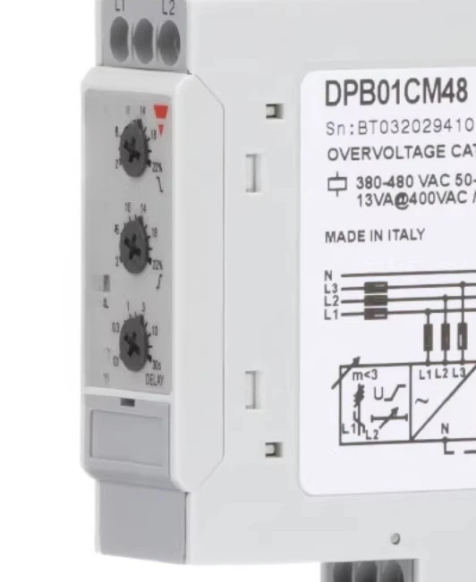 DPB01CM48 three-phase over-voltage and under-voltage phase sequence protector monitoring relay