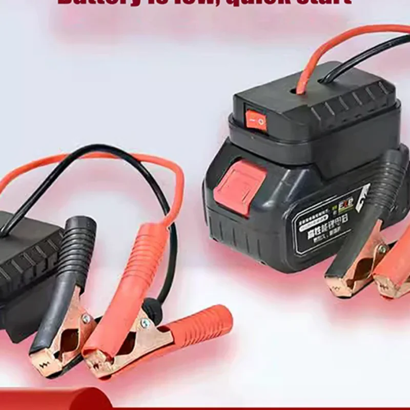 Car Lithium Battery Converter Charger Clip Auto Igniter Jump Starter For Makita Booster Cable Adapter Emergency Power DIY Tools