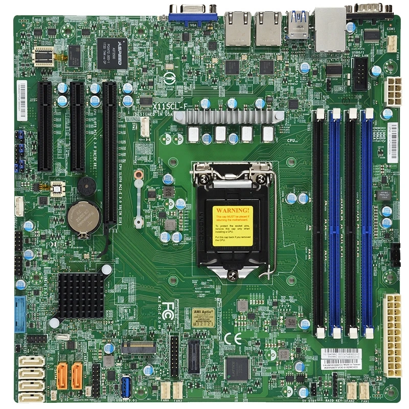 

X11SCL-F Industrial Package motherboard for Supermicro Single-channel server C242 chip 1151-pin microATX