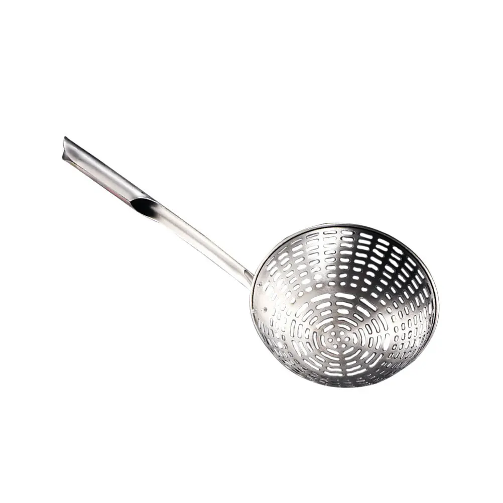 

Stainless Steel Strainer Spoon Food Grade Rustproof Kitchen Cooking Strainer For Noodles Vegetables Frying Hot Pot Cooking