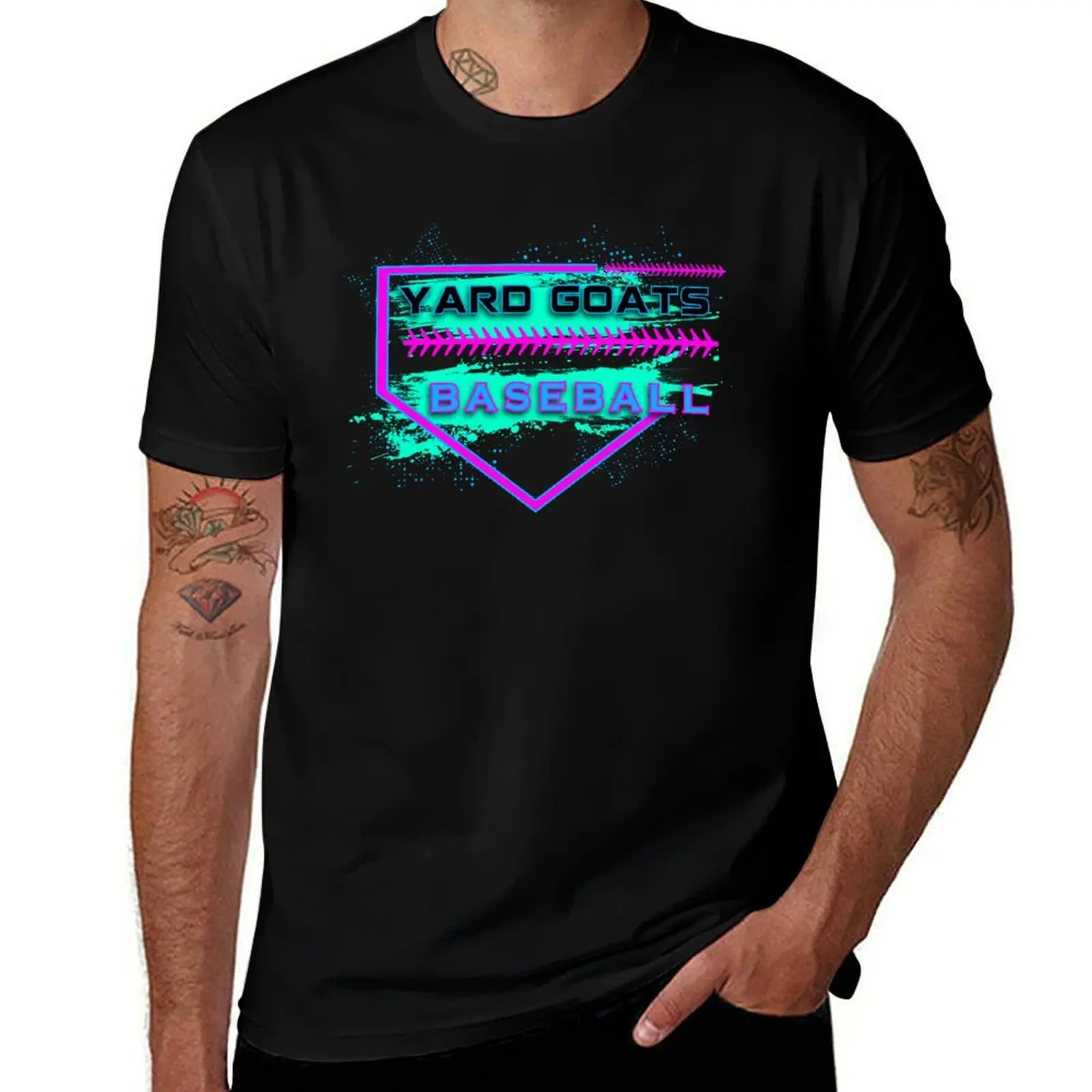 YG Home Plate T-Shirt Functional Casual Short Sleeve Tee T-Shirt
