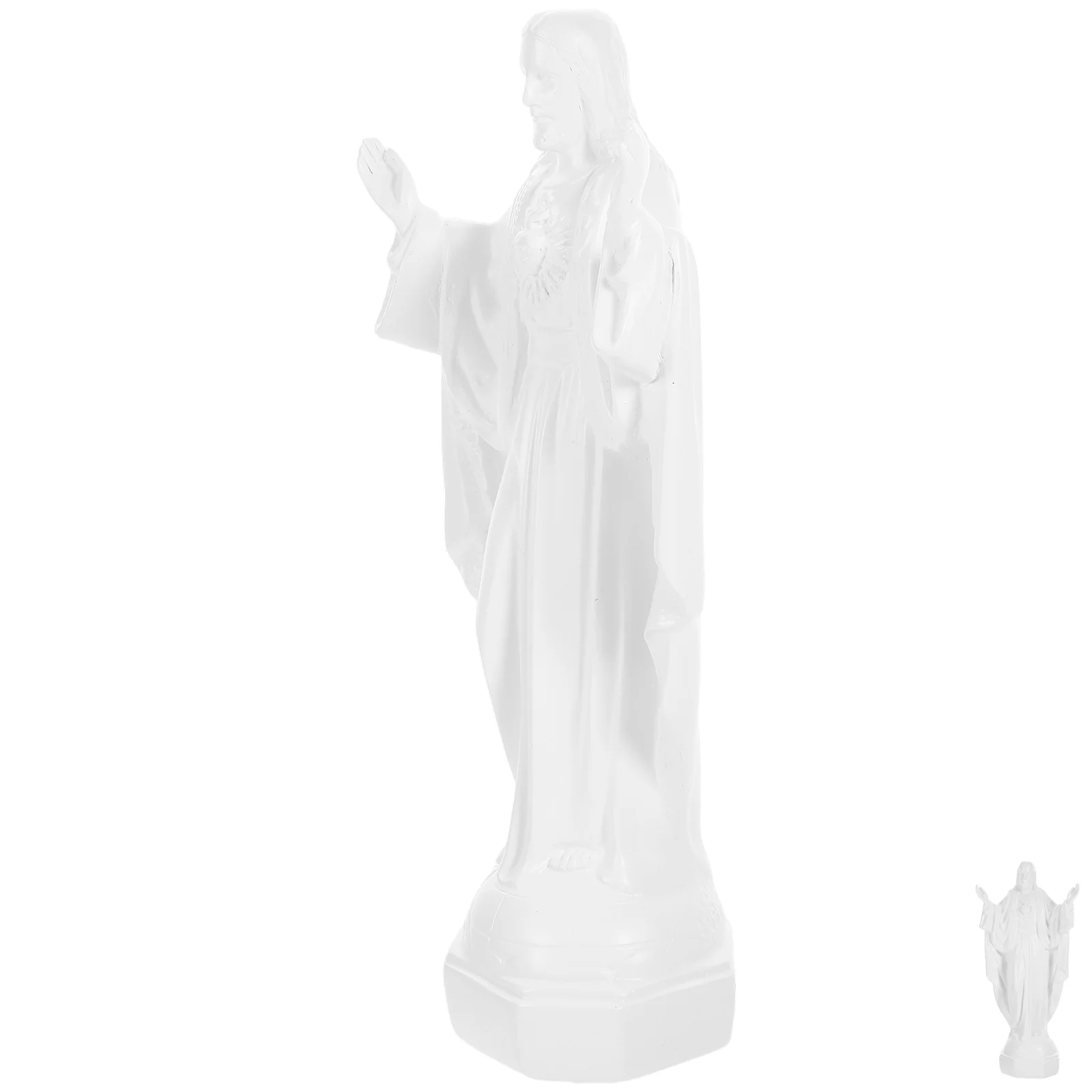 

Exquisite Resin Jesus Statue Lightweight Home Church Table Decor Sculpture Ornament Figurine