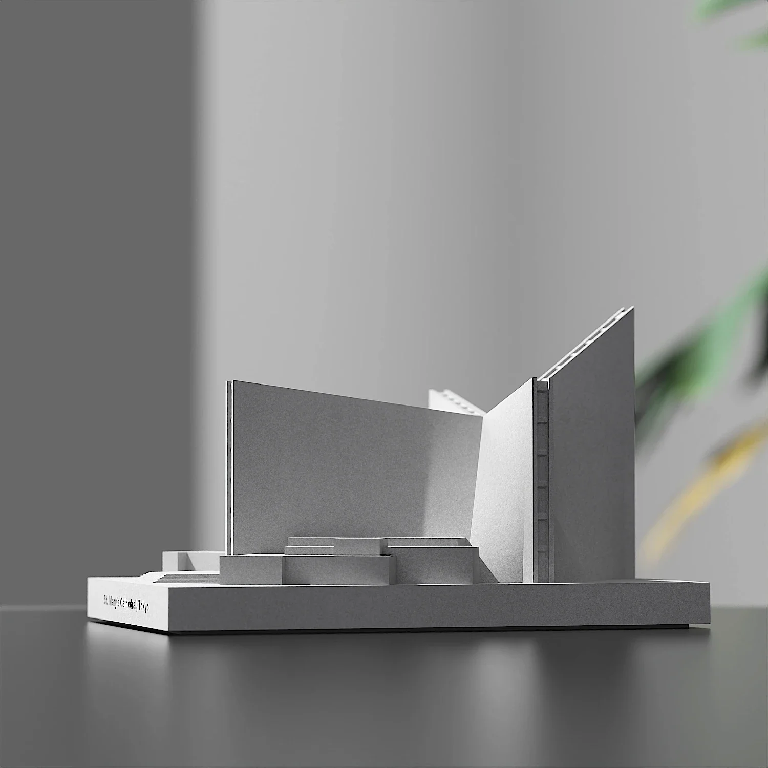 Japanese architect Cenzo Tange's 