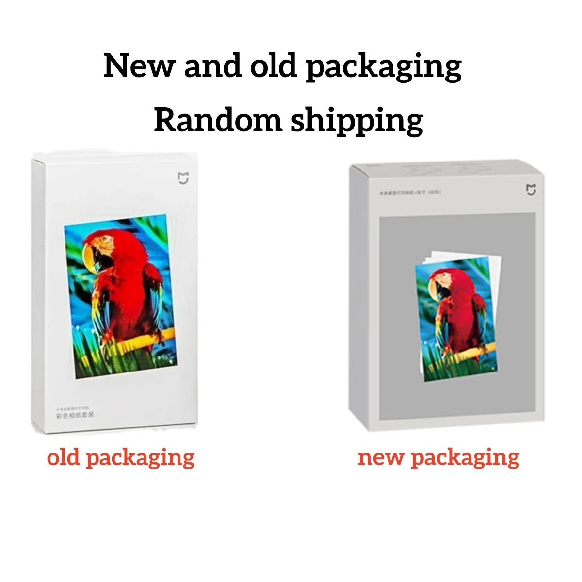 Xiaomi Mi Photo Printer Dedicated 6-inch 80 pcs Back Self-adhesive Photo Paper Colored Tape Set HD Protective Film Photo Papers