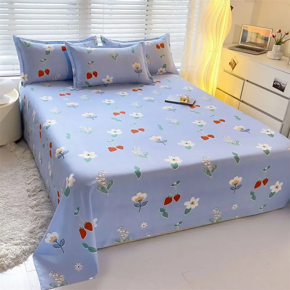 Trendy Patterned Bed Sheet Set For All Seasons Super Soft Microfiber Twin Full Queen Size Home