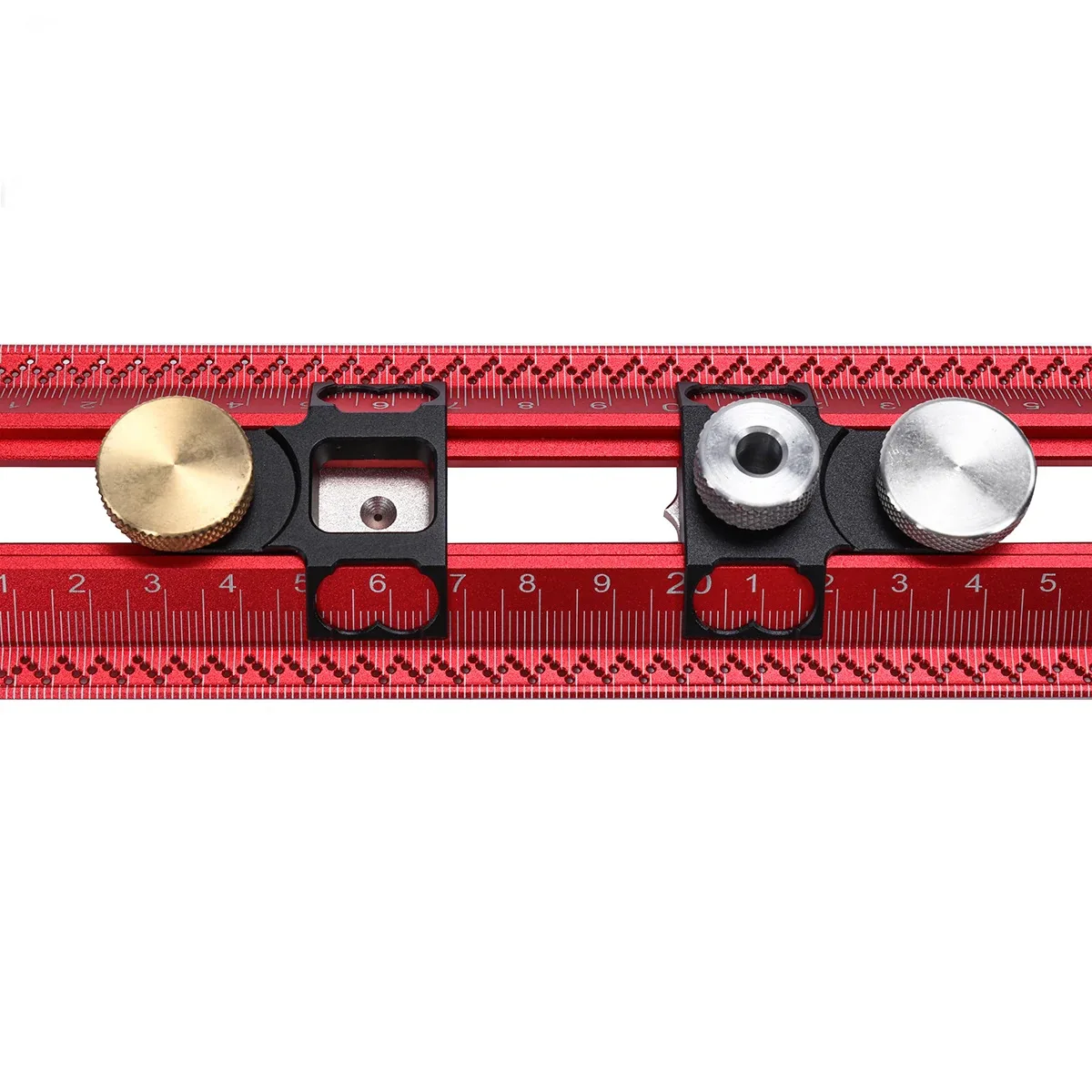 Woodworking T-type right-angle scribing size, hole ruler, 45-degree aluminum alloy angle ruler, punching ruler, drilling ruler