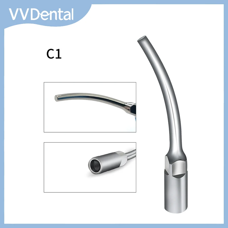 VVDental Ultrasonic Scaler Tips For EMS/WOODPECKER Scaler Handpiece Scaling Periodontics Endodontics Cavity Prosthetics Tip C1