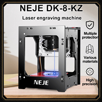 NEJE mini laser engraving machine miniature laser engraving machine DK-8-KZ 1500mw 2000mw 3000mw engraving wood paper plastic