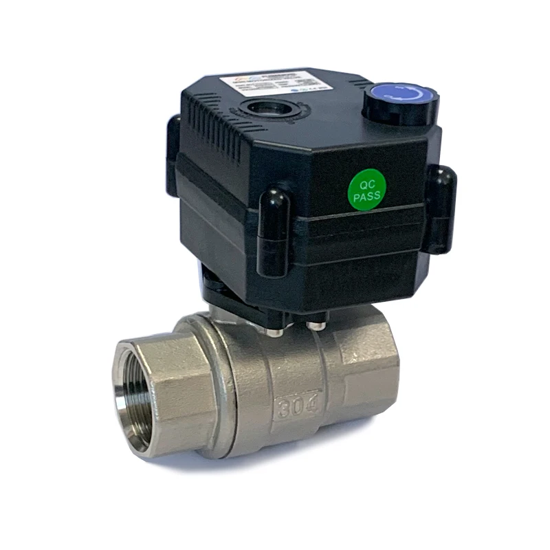 Mini Motorized Ball Valve 12V 24V Electric Water Valve Brass Ball Valve Manufacturer