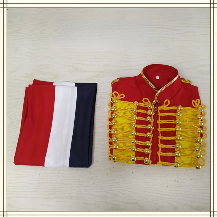 Musical Les Miserables Enjolras Cosplay Red Vest Sash Jacket Costume Performance Uniform Medieval Halloween Carnival Women Men