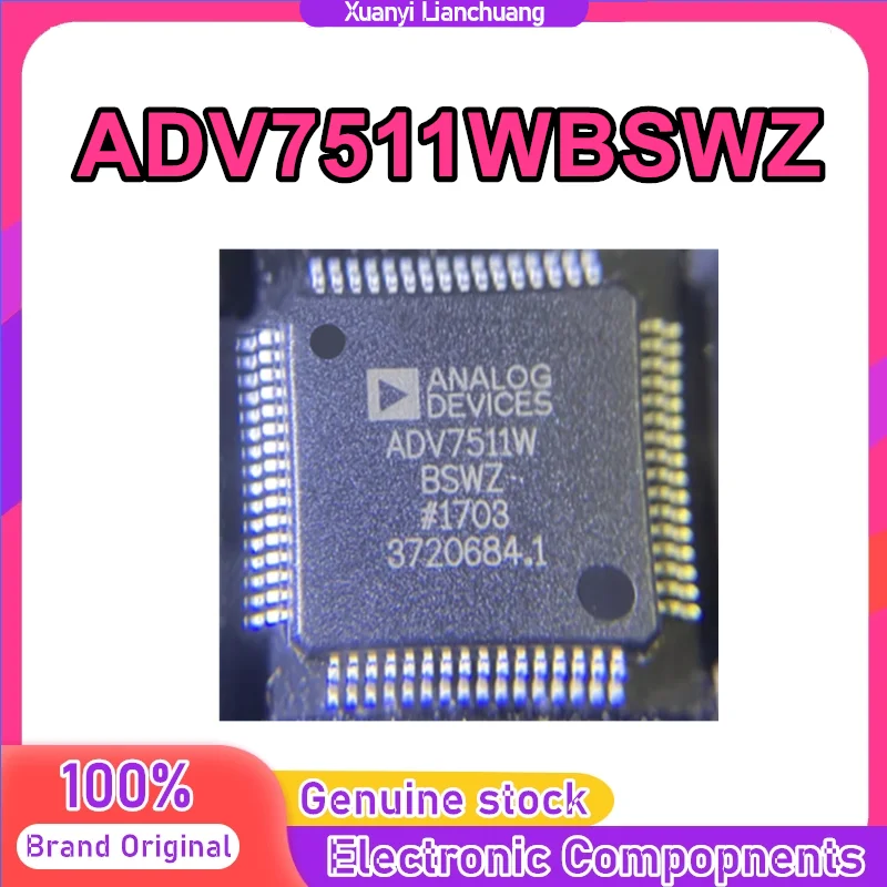 ADV7511WBSWZ ADV7511 ADV7511W LQFP64 IC رقاقة 100% جديد وأصلي في المخزون