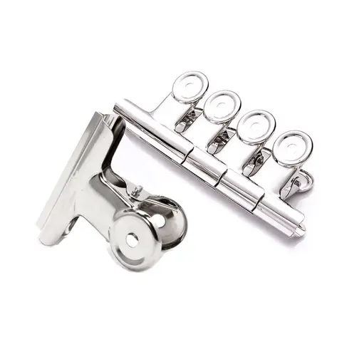 6/12pcs Silver C Curve Nail Clips Stainless Steel Acrylic Gel Nail Art Tips Extension Pinching Clips French Manicure Tools