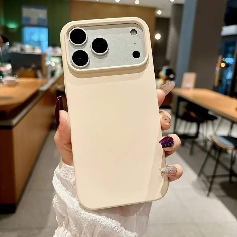 Funda de silicona líquida magnética y moderna para iPhone 18, 17, 16, 15, 14, 13 Pro Max, 17 Air, con carga inalámbrica, antideslizante y de tacto suave.