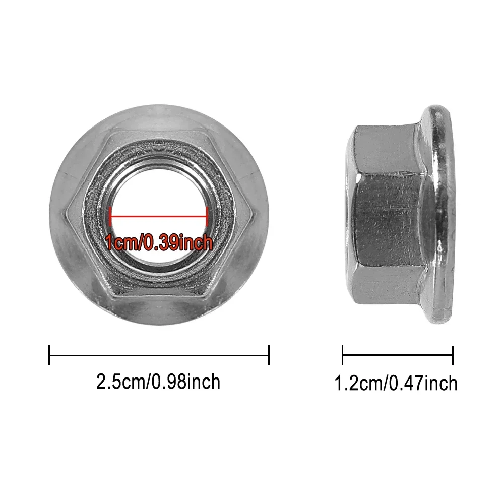 M12 الحديد شفة الجوز ل INOKIM OXO OX سكوتر كهربائي لإصلاح محور المحرك ل صفر 8 9 8X VSETT 8 + 9 + Dualtron Kaabo Mantis #6