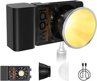 ZHIYUN CINEPEER CX100 100W LED Video Light, Built-in 4500mAh Battery COB Portable Photography Light Bi-Color 2700K~6500K
