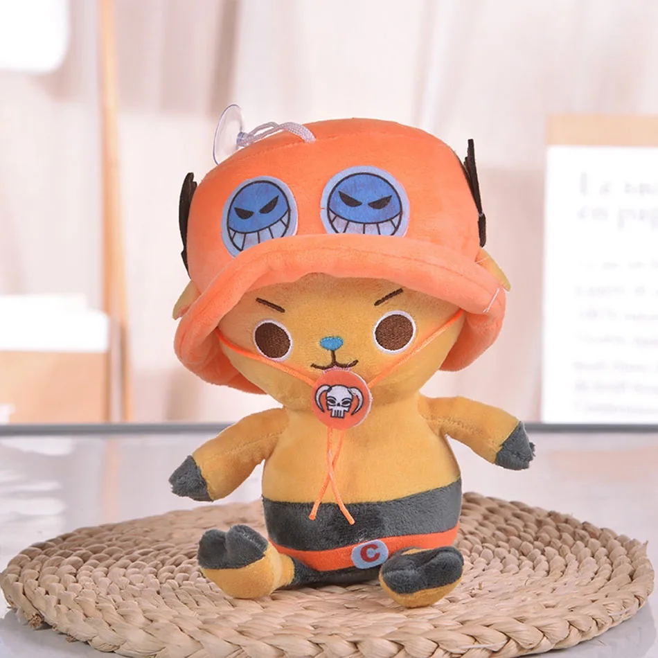 HoT 25cm One Piece Anime-Figur Zoro Luffy Chopper Plüschtiere Niedliche Cartoon-Plüschpuppen Anhänger Kinder Weihnachtsgeschenke – Detail 19