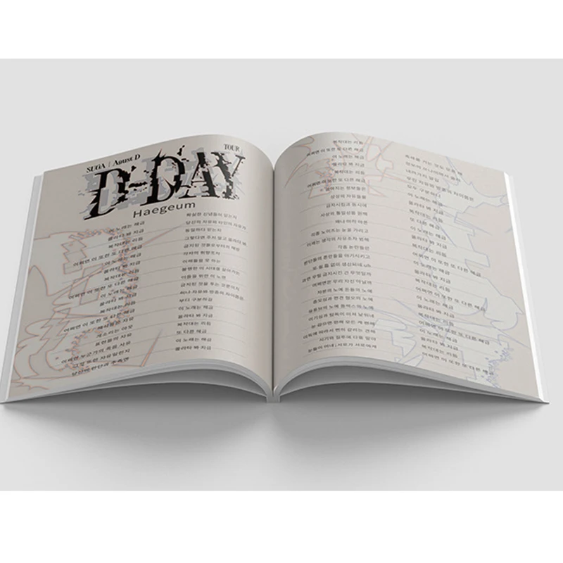 Kpop New Album D-DAY Photo Books Poster Postcard Print Picture Collection For Fans Collectible Card Gift