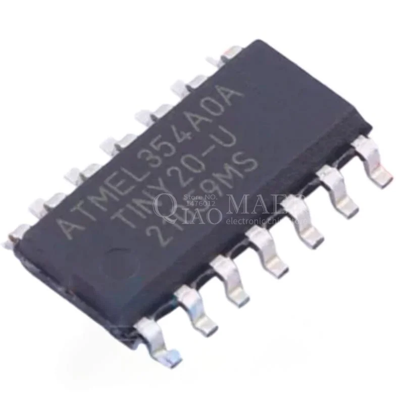 ATTINY20‑SSU SOIC‑14 8‑Bit AVR Microcontroller 2KB Flash SMD Integrated Circuit ATTINY20SSU Electronic Components