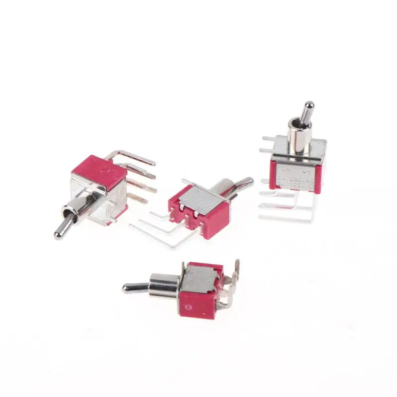 1 PCS T8019 8021 8301L Vertical Right Angle PC Thru-hole Trminal 3A Toggle Switch Salecome T80-T