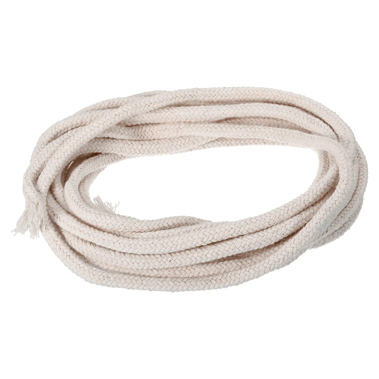 Cotton Oil Lamp Wick 6mm/7mm Diameter 5 Meter 16Ft/5 Meter 49Ft/10 Meter 32Ft for Alcohol Lamp Lighting White