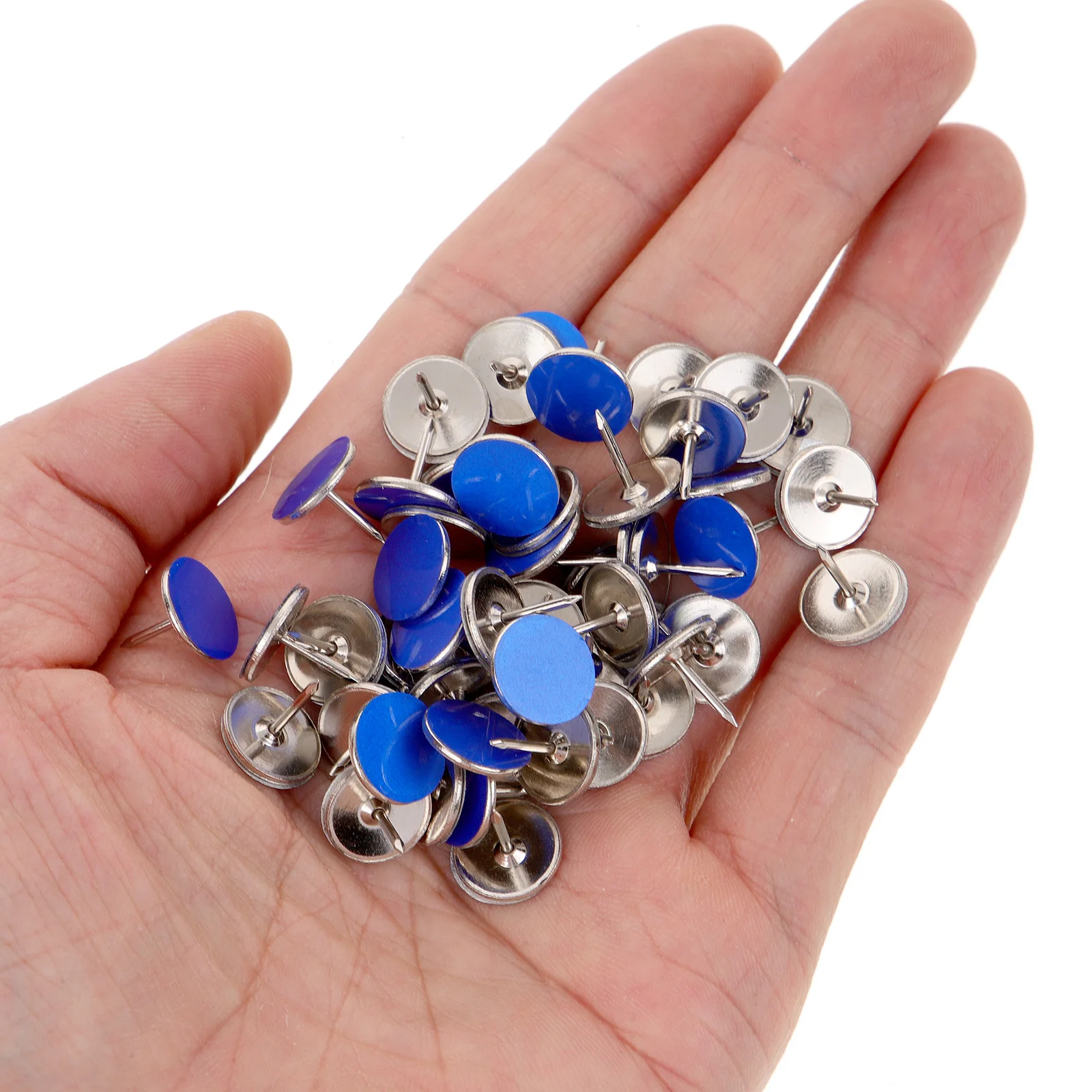 

50pcs Reflective Durable Nylon Steel Trail Marking Convenient Pin Pin For Camping Hiking Hunting Outdoor Safety Gear