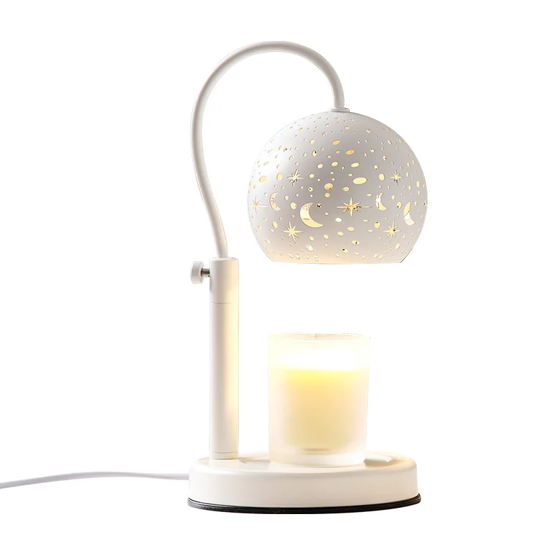 

Starry sky hollow wax melting lamp, bedside lamp