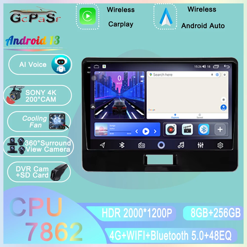 

Autoradio Car Unit Radio Multimedia Player For Suzuki Wagon R 6 VI 2017 - 2021 GPS Wireless Carplay Android Auto WIFI BT No 2din