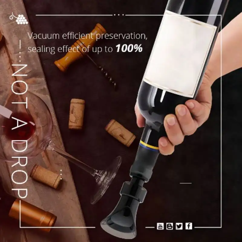 2 In 1 Red Wine Stopper Aerating Pourer for Red Wine Flower Shape Pouring Decanter Silicone Wine Keep Fresh Seal Bottle Stopper