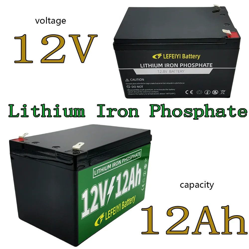 

12V 12Ah Lifepo4 rechargeable battery pack, For power supply of electric vehicles, solar street lights, and other equipment