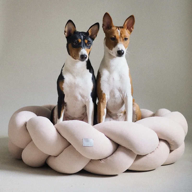 

Luxury sofa pet bed removable comfortable round double-sided accessories breathable dog sofa bed kennel large rectangular pet
