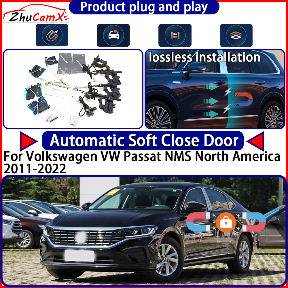 

Door Lock Actuator for Volkswagen VW Passat NMS North America 2011-2022 Soft Close Door Kit Power Latch System Auto Pull Door