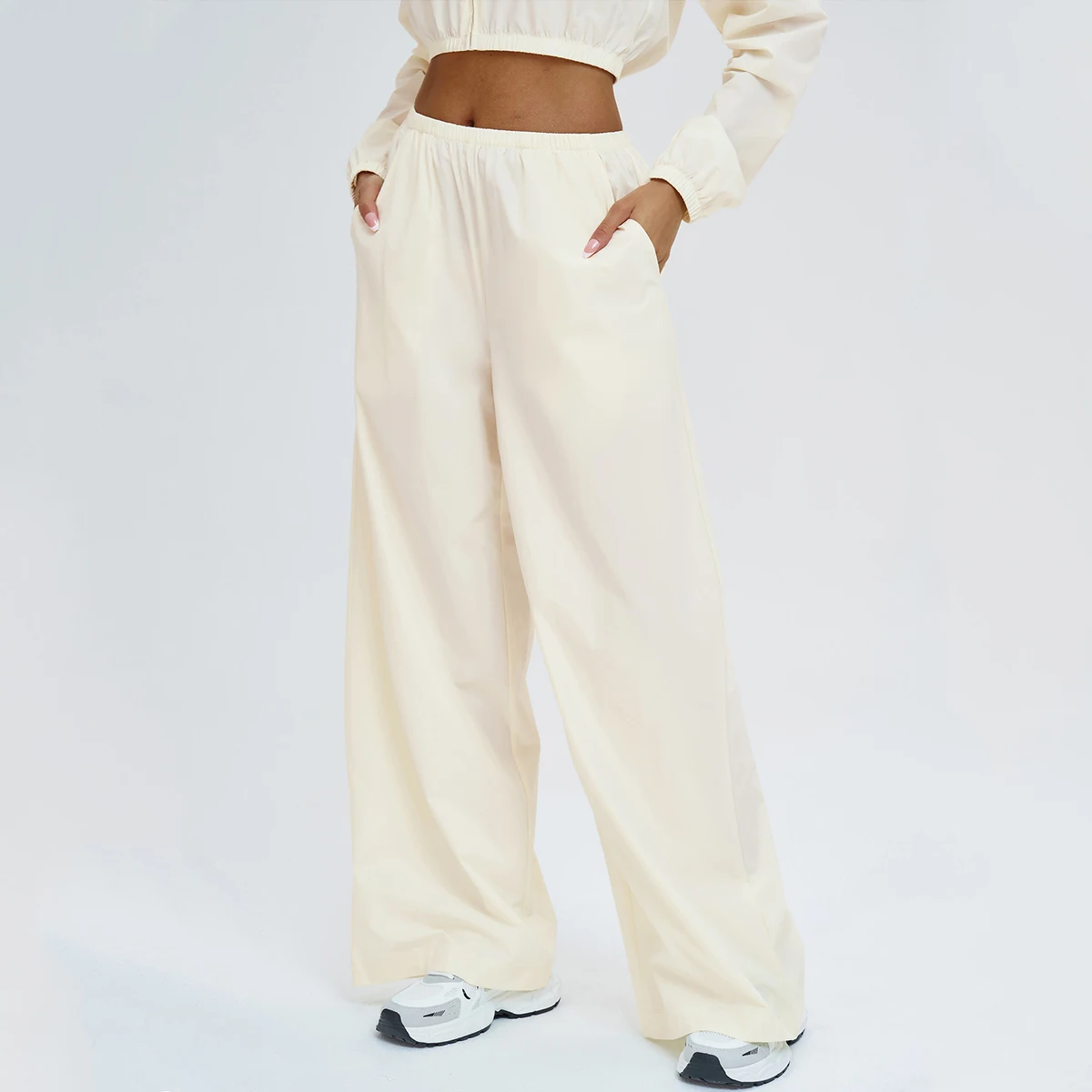 Female High Waisted Waist Cinching Elastic Bell Bottom Pants Women Casual Outdoor Running Hip Lifting Fitness Exercise Yoga Pant