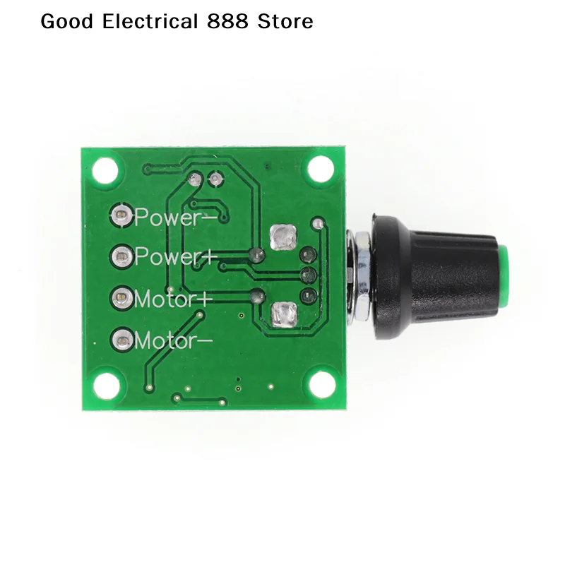 【GE】1pcs Mini 1803BK DC Motor Speed Regulator Controller Module Adjustable 1.8V-15V Governor Switch LED Light Brightness Control