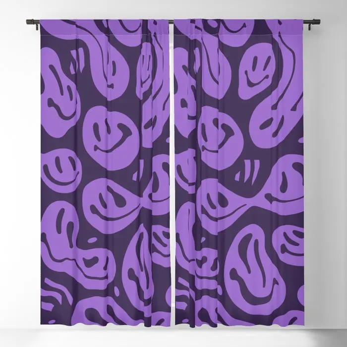 Liquify Amethyst Blackout Curtains 3D Print Window Curtains For Bedroom Living Room Decor Window Treatments