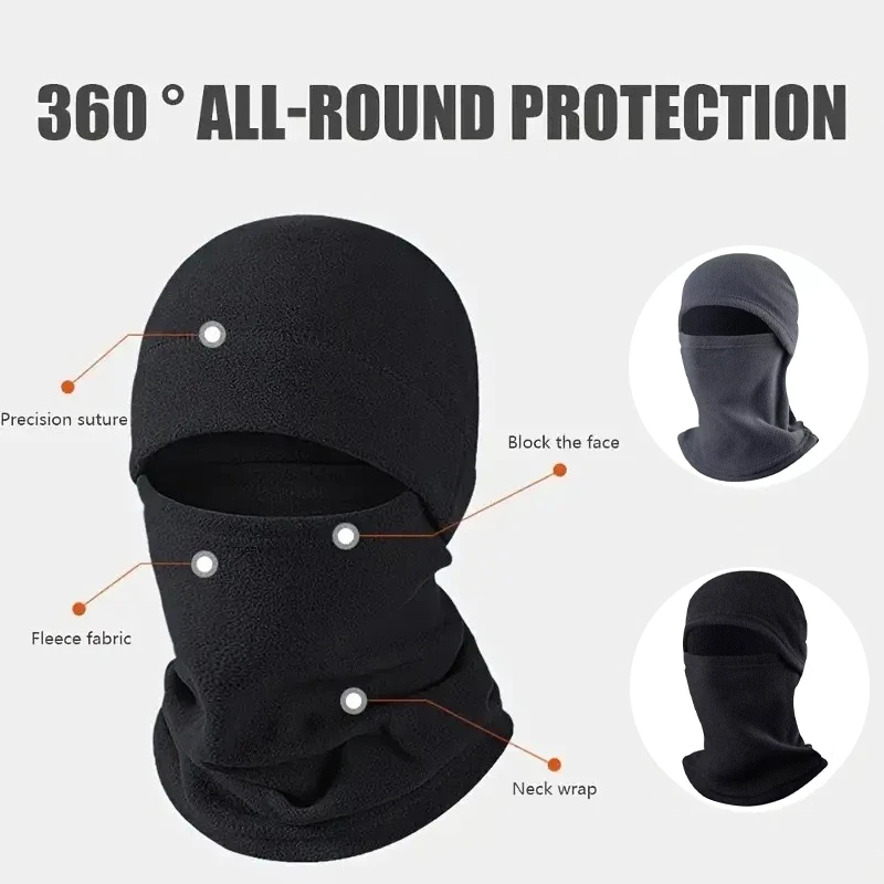 3Pcs Set Perlengkapan Olahraga Musim Dingin Termal, Sarung Tangan & Kaus Kaki, Set Bersepeda Luar Ruangan Unisex, Topi Syal Sarung Tangan Pria Wanita, Set Hangat Bersepeda