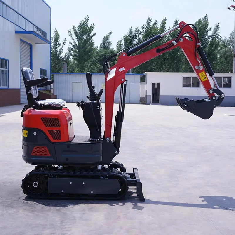 Flexible 360 Degree Rotation Humanized Control Panel Small Excavator For Small Housing Construction