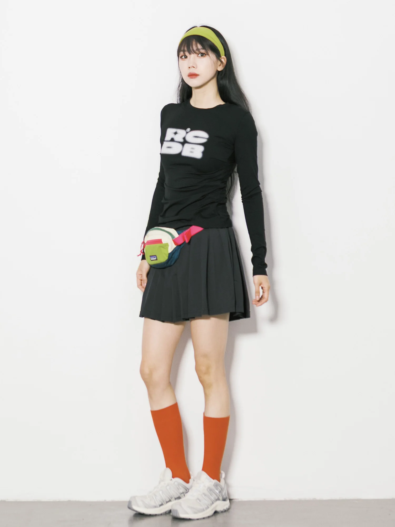 Outdoor Sporty High Waist A-Line Skirt Women's Quick Dry Pleated Short Skirt Slimming Sun Protection Bloom Half-length Skirt