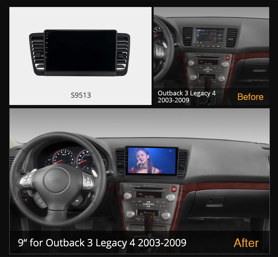 Ownice K6+ 2K for Subaru Outback 3 Legacy 4 2003 - 2009 Car Radio Multimedia Navigation Stereo GPS Android 14 No 2din 2 Din DVD