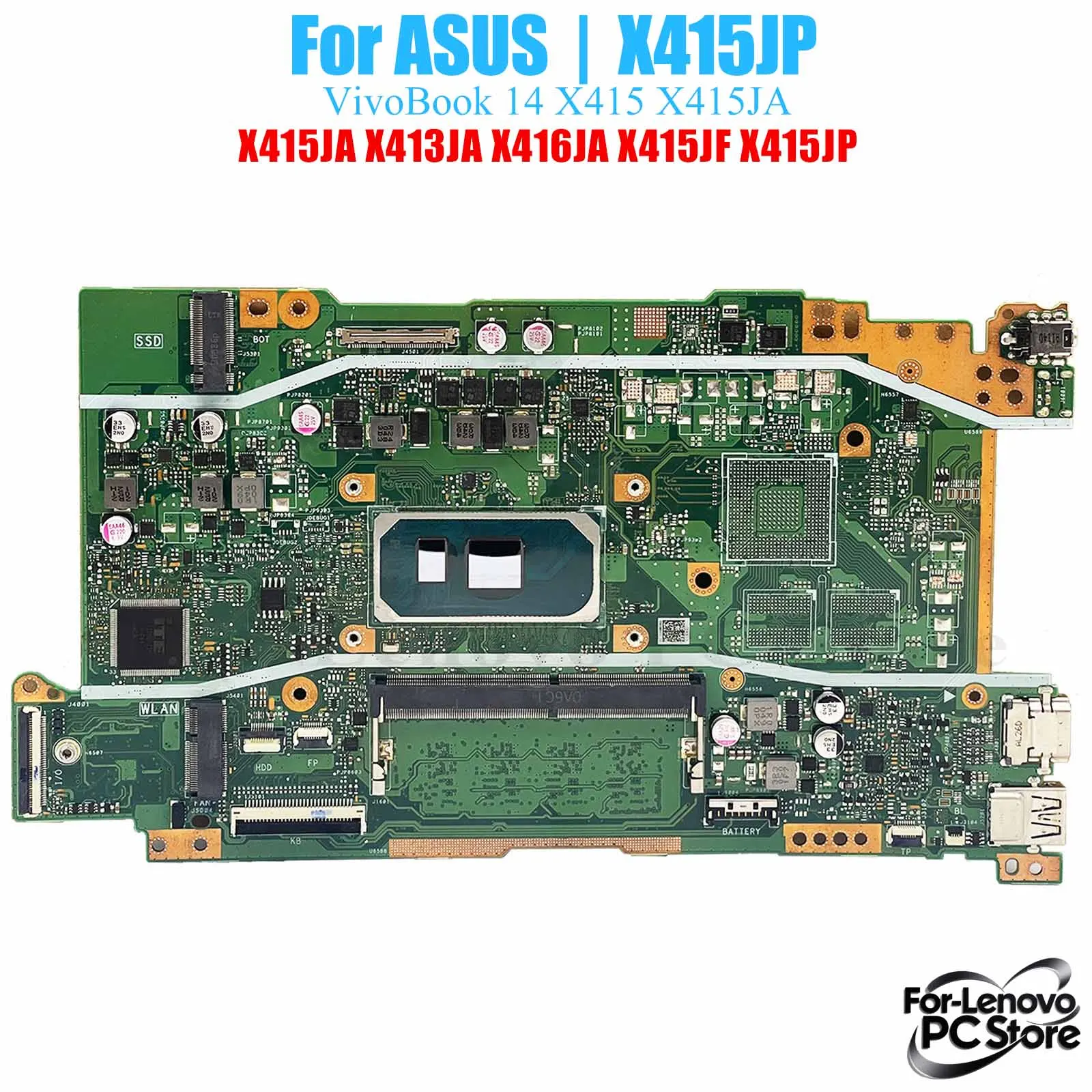 

For ASUS VivoBook 14 X415 X415JA X413JA X416JA X415JF X415JP Laptop Motherboard 100% tested