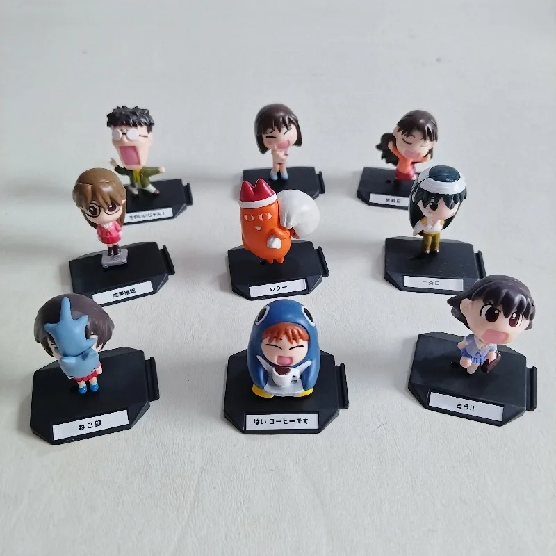 Azumanga Daioh figura de acción Anime encantadora figura sin imprimir modelo adornos juguetes a granel